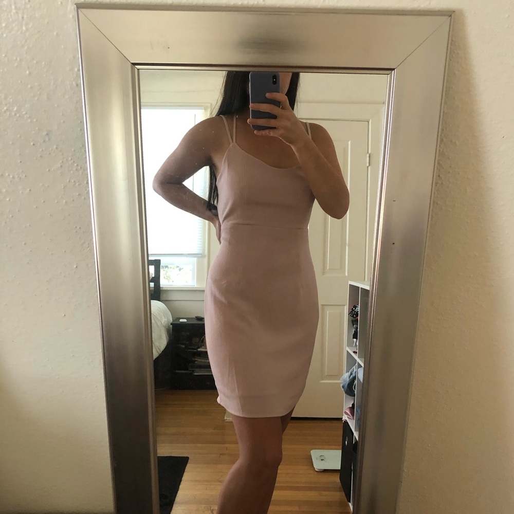 Tobi Strappy  Back Pink Dress- Sz L
